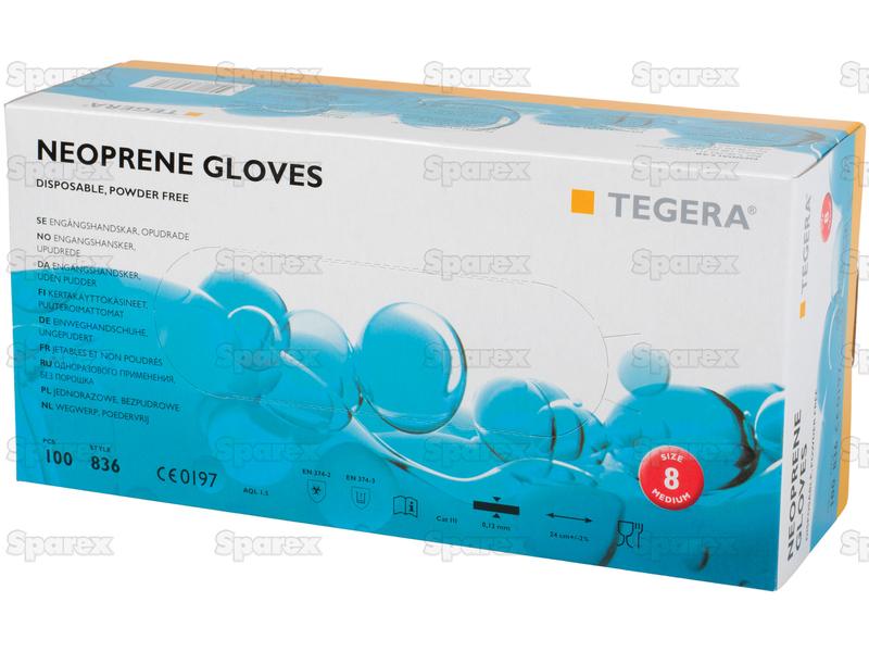 Luvas Ejendals TEGERA 836 - 7/S (Quantidade por caixa: 100 un.) (S.164023)