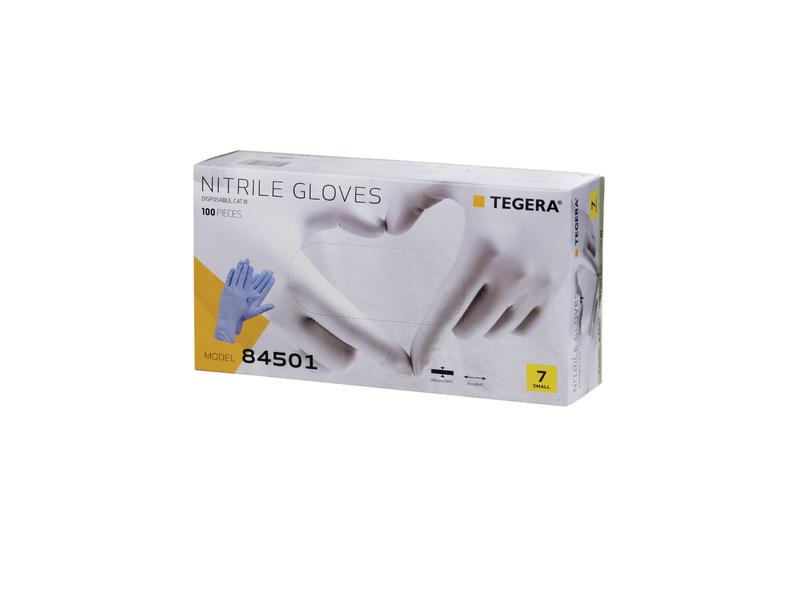 Luvas Ejendals TEGERA 84501 - 7/S (Quantidade por caixa: 100 un.) (S.164028)
