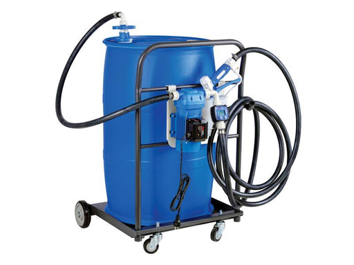 FuelWorks - AdBlue Kit movel Bomba transfega, manua Nozzle Fornecido com Flow Meter 230V, (Euro Plug) (S.164428)