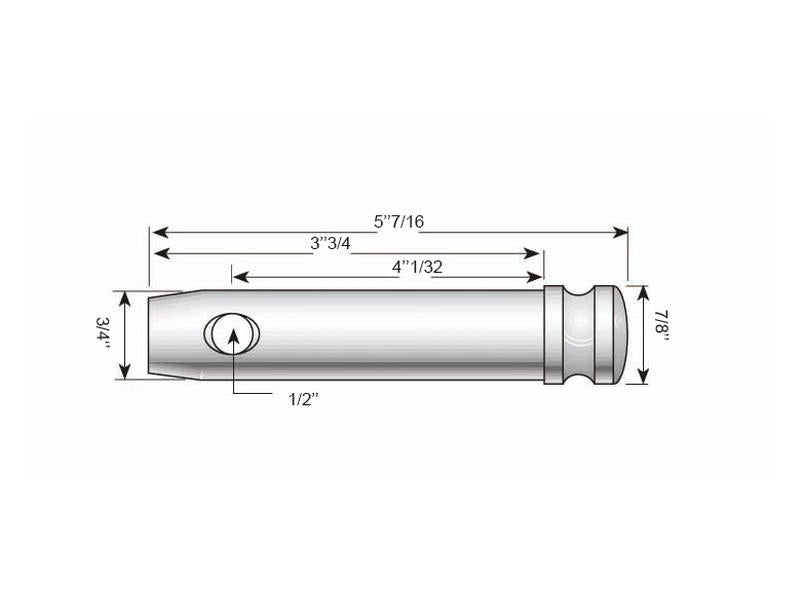 Cavilha 19x102mm Cat. 1 (Ø19mm) Reforçado (S.164566)