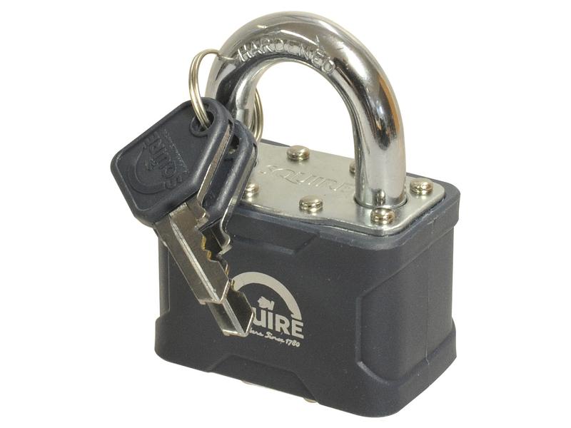 Squire Stronglock Pin Tumbler Padlock - Key Alike - Aço, Largura da estrutura em: 54mm (Classificação de segurança: 5) (S.164757)