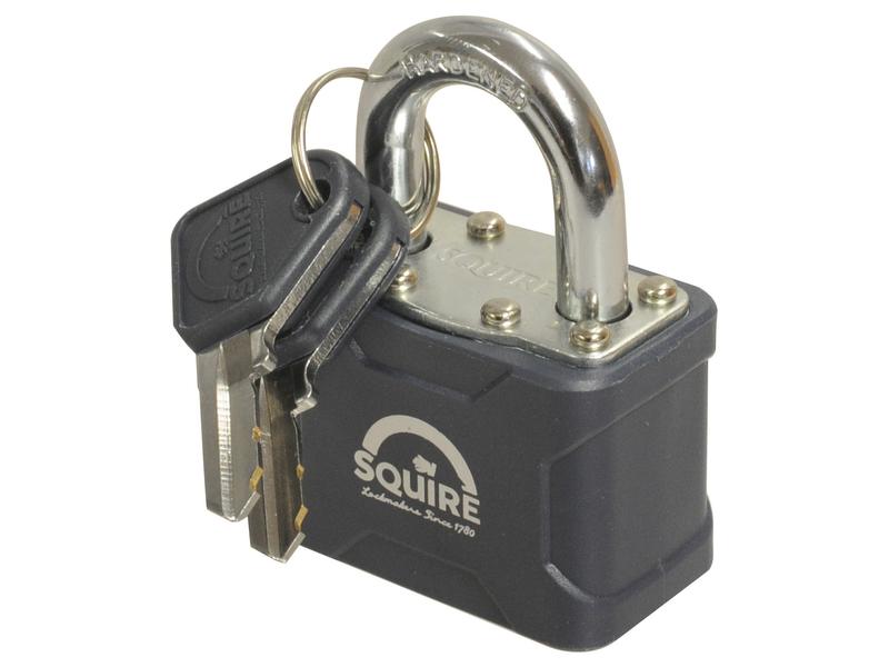 Squire Stronglock Pin Tumbler Padlock - Key Alike - Aço, Largura da estrutura em: 49mm (Classificação de segurança: 4) (S.164759)