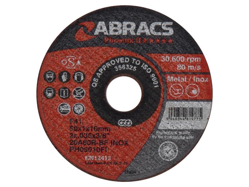 Disco de corte Ø50 x 1 x 10mm 20A60RBF (S.164802)