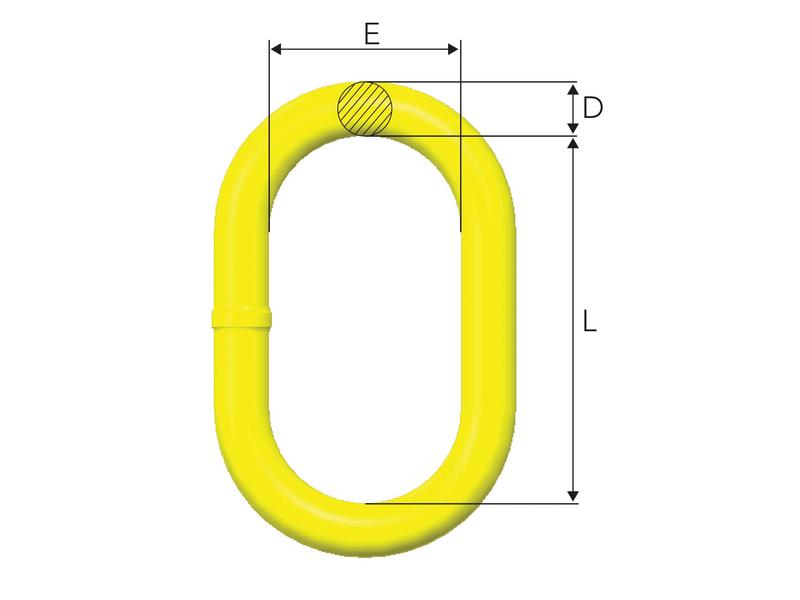 Elo principal - M-108-10, Carga de trabalho segura: 4T (S.165025)