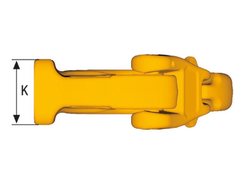 Gancho soldado UKN - Carga de trabalho segura: 4T (S.165055)