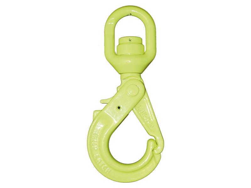 Gancho de segurança com tornel e fixador - LKBK-7/8-10, Diâmetro da corrente: 8mm (S.165060)