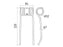 Mola Comp:220mm, Larg:84mm, Ø7mm - para BMV Aplicavel em: 6250066 (S.166709)