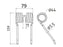 Mola Comp:159mm, Larg:79mm, Ø5.5mm - para Ford New Holland Aplicavel em: 84582461 (S.166736)