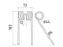 Mola Comp:183mm, Larg:73mm, Ø6mm - para Ford New Holland Aplicavel em: 84392367 (S.166737)