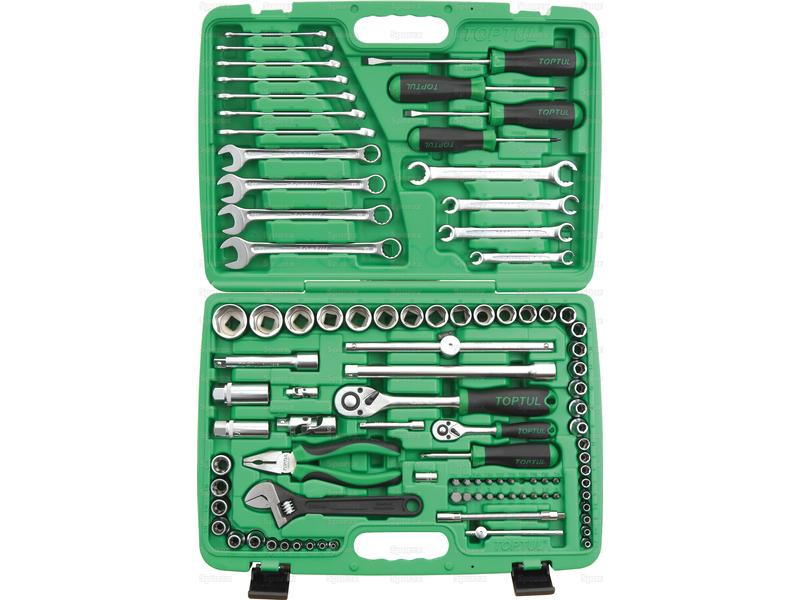 Jogo de ferramentas de 1/4'' e 1/2'' (96 un.) (S.166771)