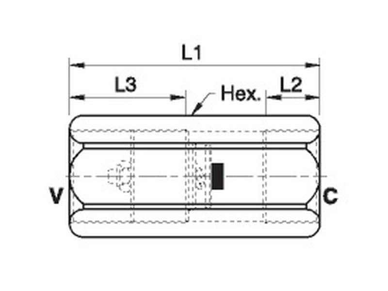 Valvula de Rutura de Mangueira 1/4 (S.167152)