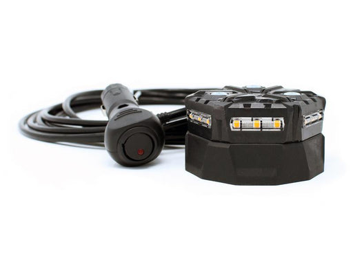 LED Rotativo micro Magnético 12V amarelo (S.167701)