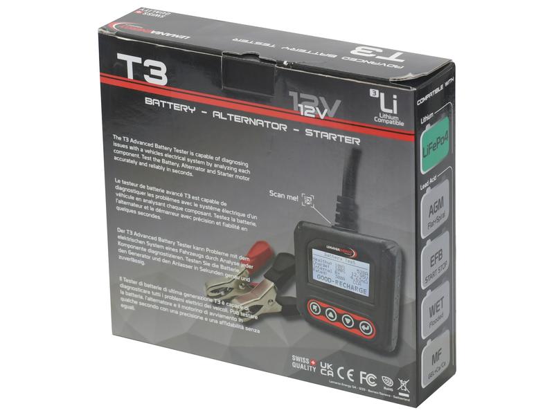 Teste de bateria (T3) 12V (S.167718)