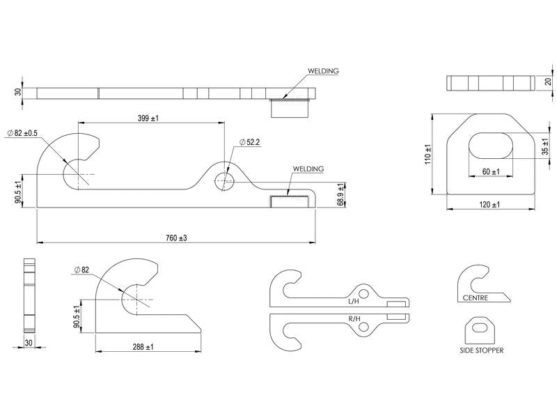 Suporte, para: DIECI (S.167832)