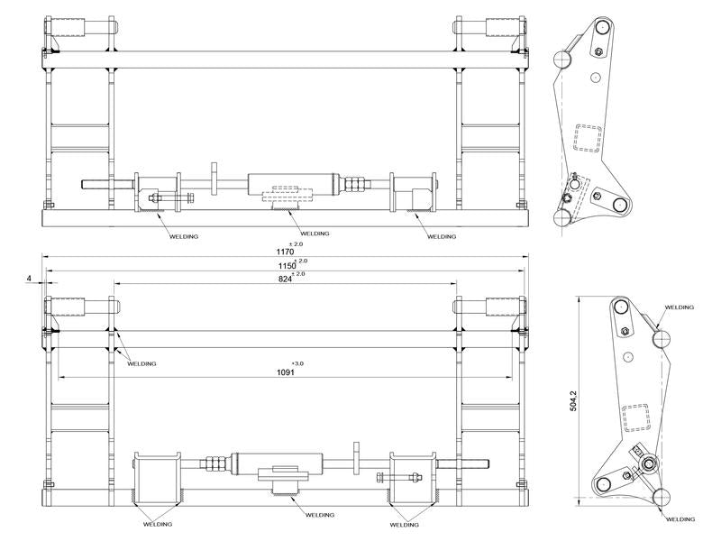 Armação - Fecho Hidraulico (S.168917)