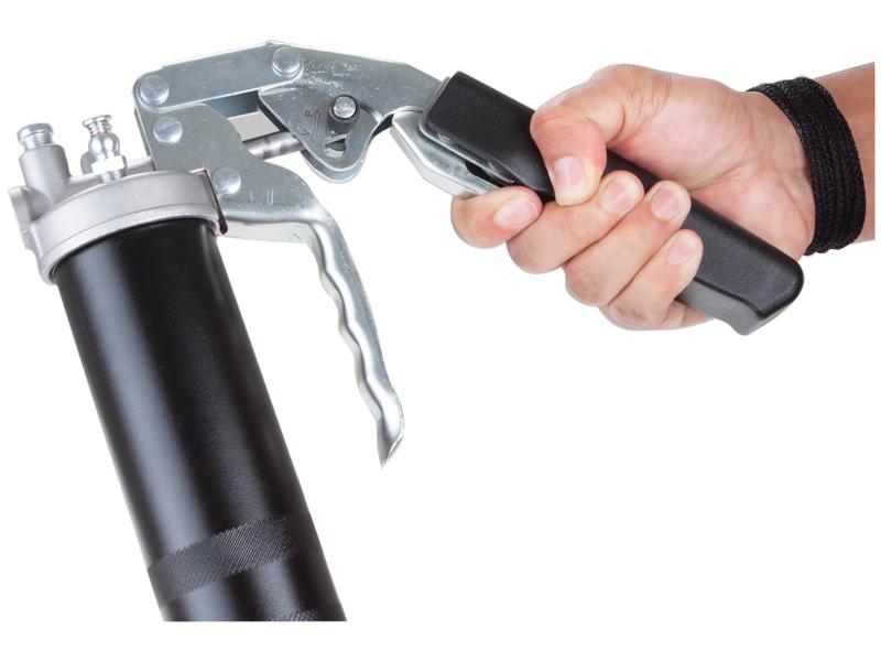 A pistola de lubrificação dupla Sparex combina a conveniência de um punho de pistola com a potência de um punho de alavanca (S.170552)