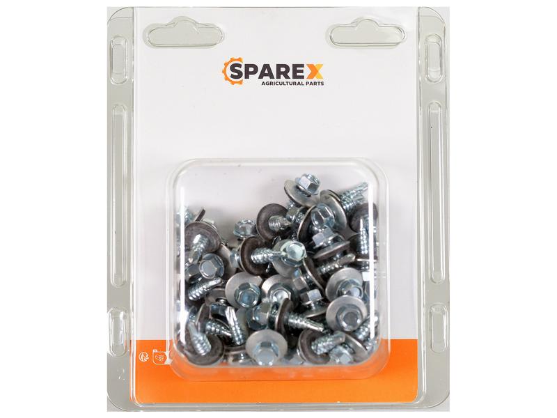 Parafuso cabeça hexagonal: 6.3x22mm (DIN 7504K) (S.172195)