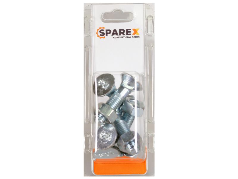 Parafuso c/porca - M12 x 50mm, 8.8 (6 un. Agripak) (S.172485)