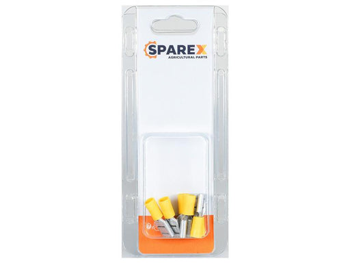 Agripak 6 un. Terminal 9.5mm, Amarela (S.172960)