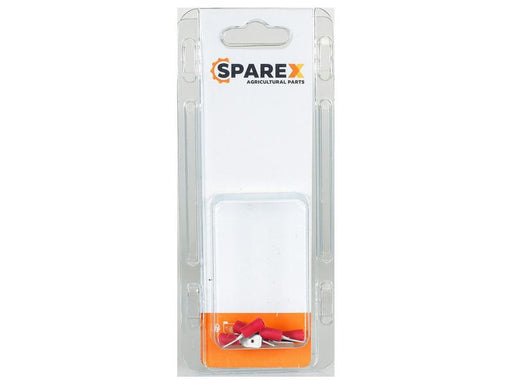 Agripak 6 un. Terminal 6.3mm, Vermelho (S.172962)