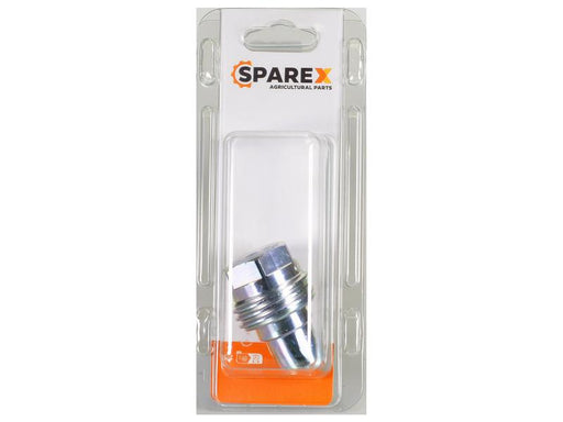 Sparex Hydraulic Screw Coupling Macho 1/2'' Tamanho corpo x 1/2'' BSP Rosca fêmea (Agripak 1 un.) (S.173204)