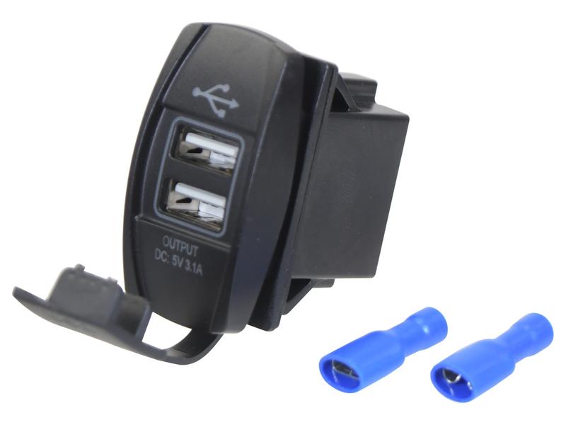 Agripak Int. USB Charger 2 posições (S.173305)