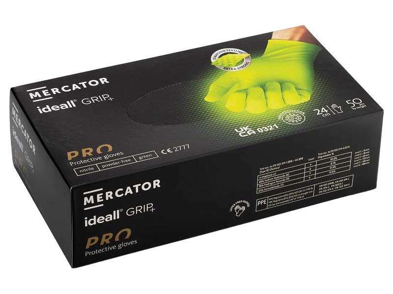 Caixa Luvas descartáveis Predator Gloves Ideall Grip 8/M (S.174543)
