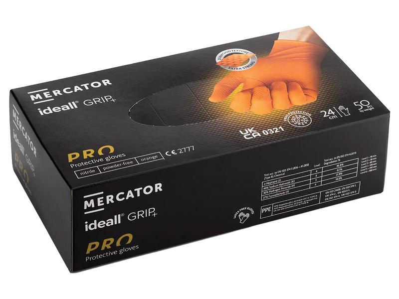 Caixa Luvas descartáveis Predator Gloves Ideall Grip 7/S (S.174544)