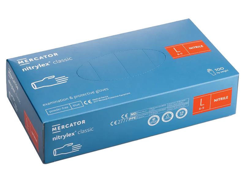 Caixa Luvas descartáveis Predator Gloves Nitrylex 7/S (S.174548)