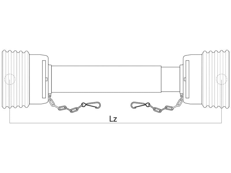 Protecção transmissão - Gardlock, (Lz) Comprimento: 1950mm, Embalagem: Pequeno. (S.174985)