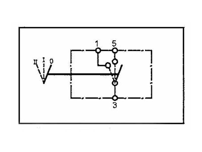 Interruptor - Universal, 3 posições (Fora/1/2) (S.18129)