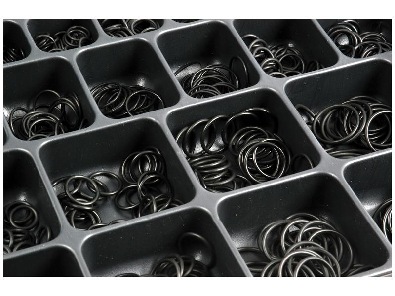 caixa Conjunto de anéis de vedação métricos e imperiais 870 un. (S.19340)