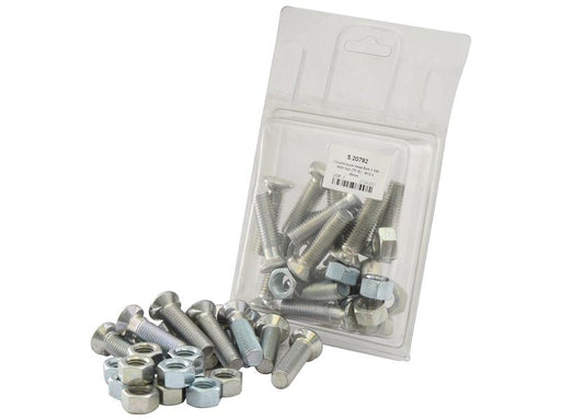 Parafuso c/porca - M12 x 45mm, Resistência à tração 8.8 (12 un. Agripak) (S.20792)