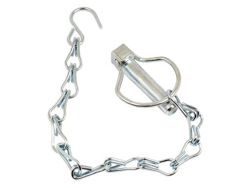 Cavilha de mola com corrente e gancho, Cavilha Ø11mm (S.20)