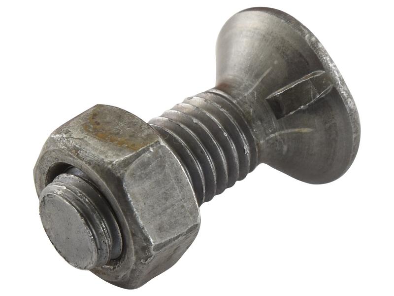 Parafuso c/porca - M10 x 30mm, Resistência à tração 8.8 (25 un. Caixa) (S.21415)