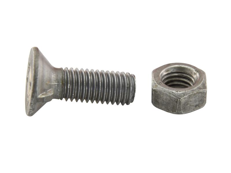 Parafuso c/porca - M10 x 30mm, Resistência à tração 8.8 (25 un. Caixa) (S.21415)