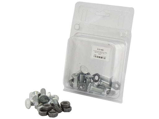 Parafuso c/porca - M11 x 30mm, Resistência à tração 10.9 (8 un. Agripak) (S.21460)
