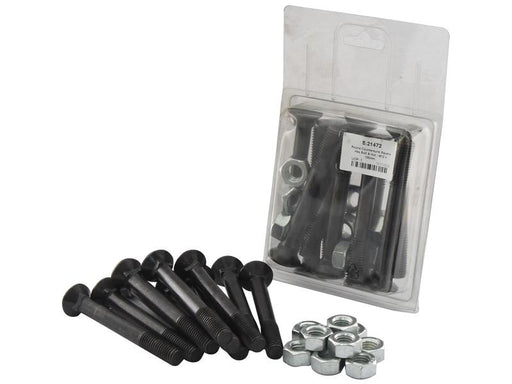 Parafuso c/porca - M12 x 100mm, Resistência à tração 8.8 (10 un. Agripak) (S.21472)