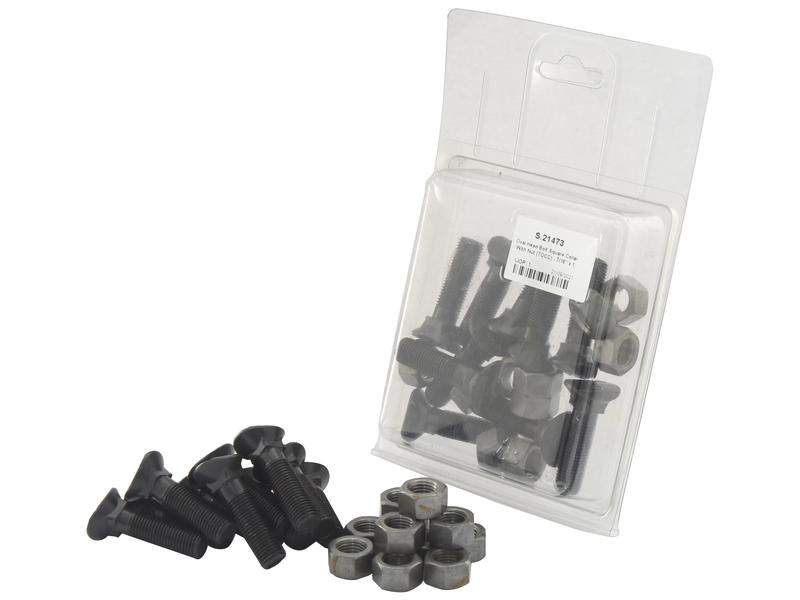 Parafuso c/porca - 7/16'' x 1-3/4'' Resistência à tração 8.8 (10 un. Agripak) (S.21473)