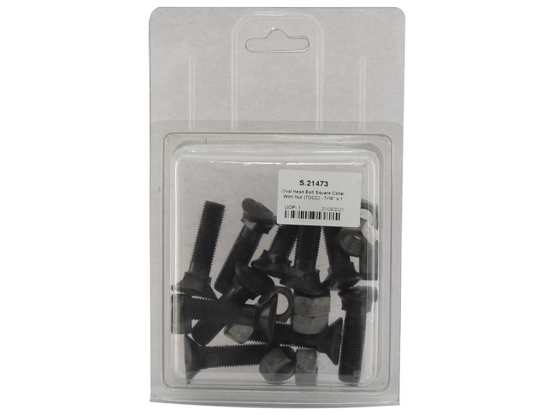 Parafuso c/porca - 7/16'' x 1-3/4'' Resistência à tração 8.8 (10 un. Agripak) (S.21473)