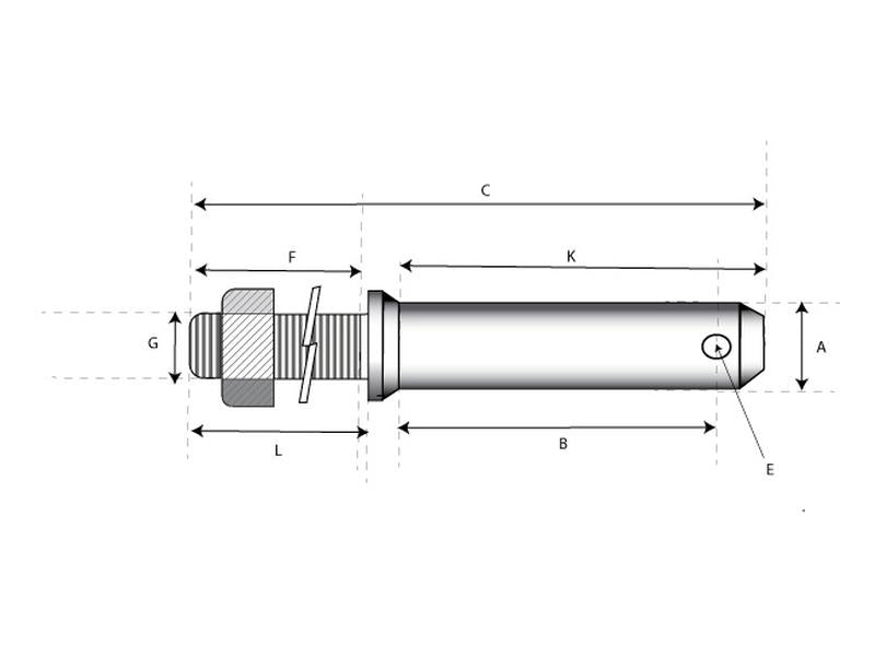 Munhao 22x125mm, 3/4x25mm Cat. 1 (Ø22mm) (S.215)