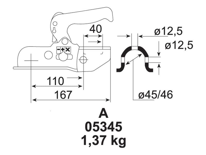 Engate de reboque (Reforçado Duty) (S.21639)