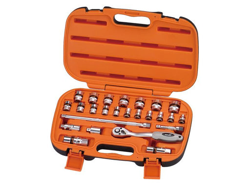 3/8'' Jogo chaves caixa roquete (26pcs.) (S.21648)