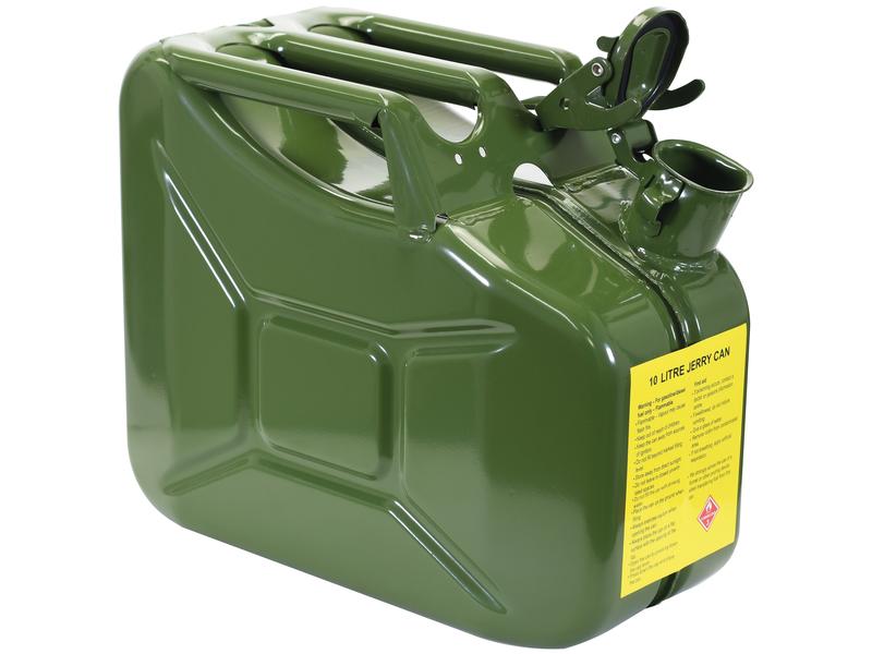 Metal Jerri can - Verde 10 lts (Unleaded Petrol) (S.21692)