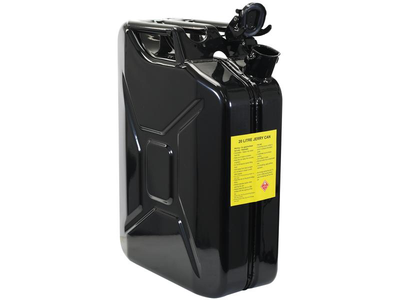 Metal Jerri can - Preto 20 lts (diesel) (S.21697)