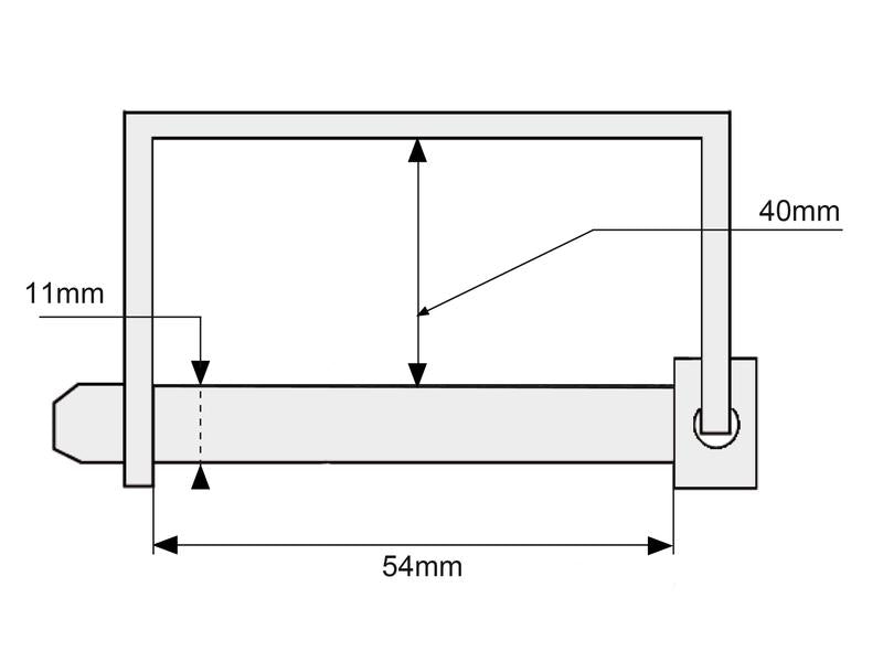 Cavilha Ø11mm x 54mm (S.21876)