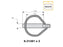 Agripak 2 un. Cavilha, 9.5mm x 46mm (S.22537)