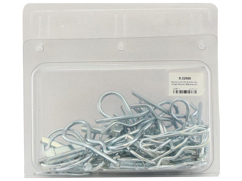 Agripak cavilhas mola e tipo R, (50 un.) (S.22558)