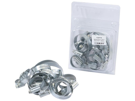 Agripak 20 un. Abraçadeira 8 - 90mm (S.22719)