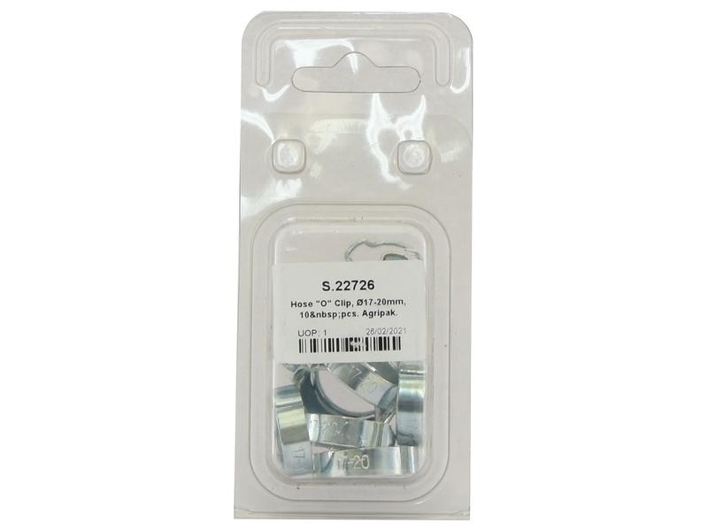 Agripak 10 un. Abraçadeira, ⌀17-20mm (S.22726)